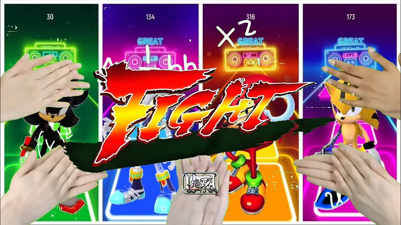 Can They Beat This Beat? 🎧 Sonic Team Rhythm Battle#1 🎧👍🎮