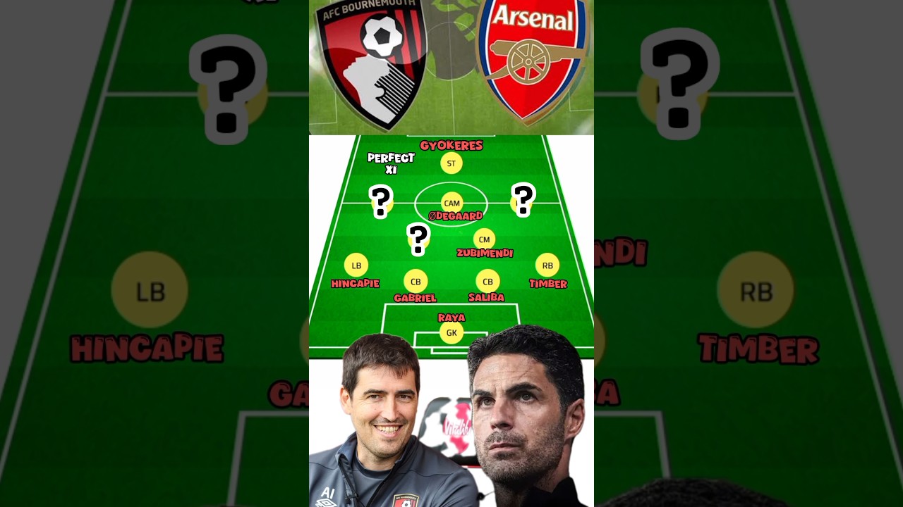 Arsenal Perfect Xi against Bournemouth! 