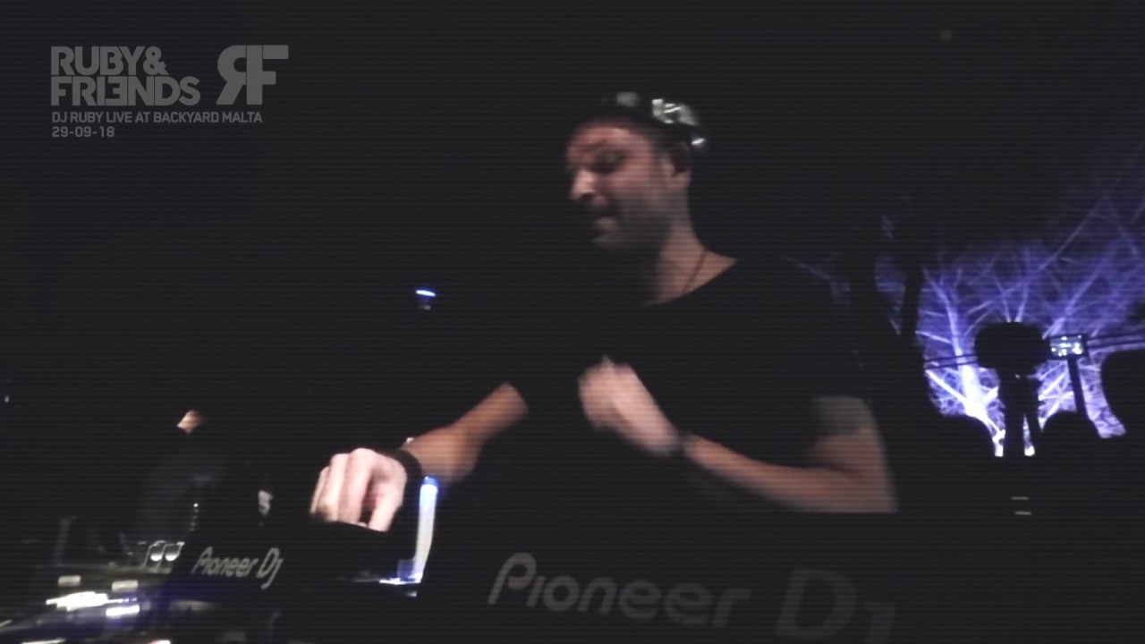 DJ Ruby Live Video Set after Miss Monique at Ruby&friends, Backyard Malta 29-09-18