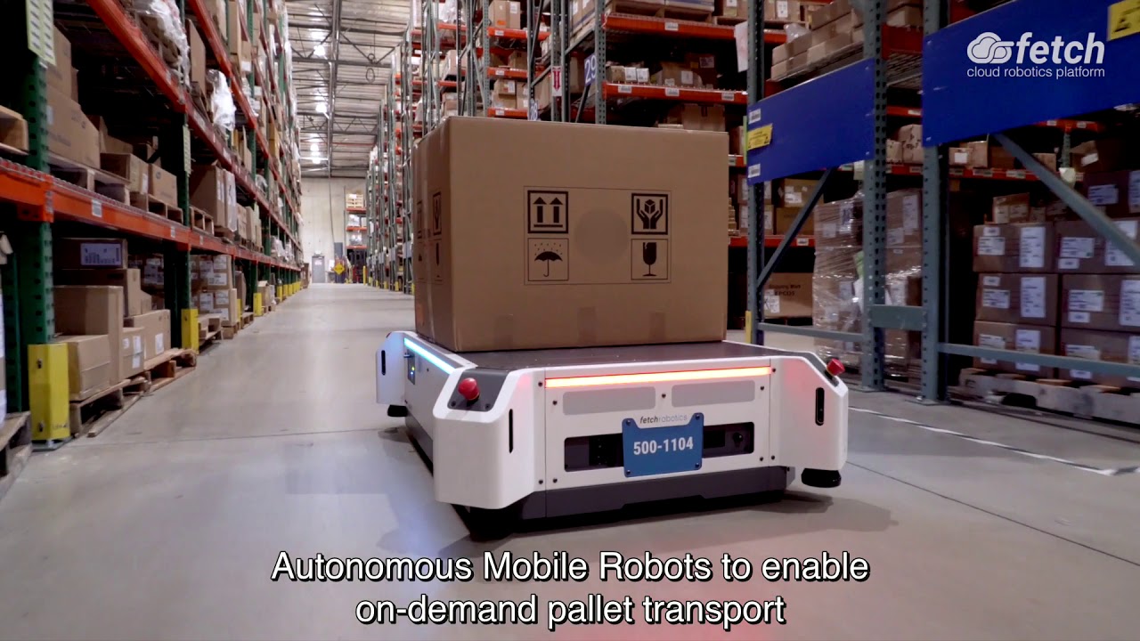 Autonomous Pallet Tranport by Fetch Robotics