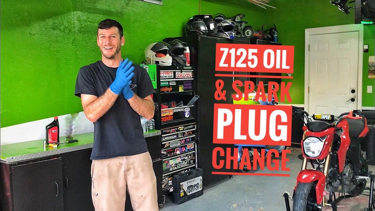 Kawasaki Z125 Oil Change & Spark Plug DIY ( Kawasaki Z125 Maintenance Series Part 1 )