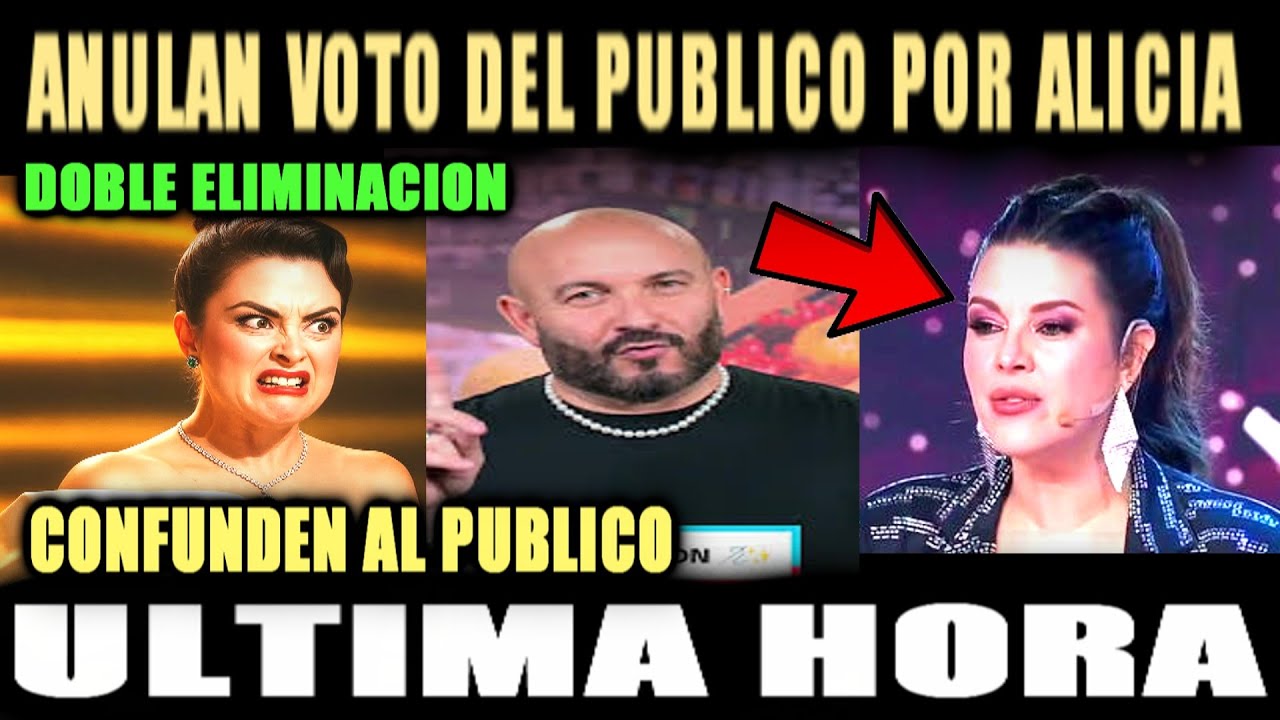 ANULAN VOTO DEL PUBLICO POR ALICIA MACHADO DOBLE ELIMINACI0N Y MUCHAS DUDAS MISS UNIVERSE LATINA