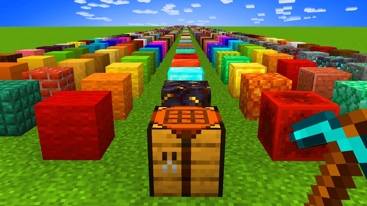 I Collected EVERY Block in Hardcore Minecraft!