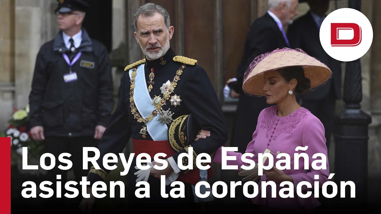 Los Reyes Felipe VI y Letizia representan a España en la ceremonia de coronación de Carlos III
