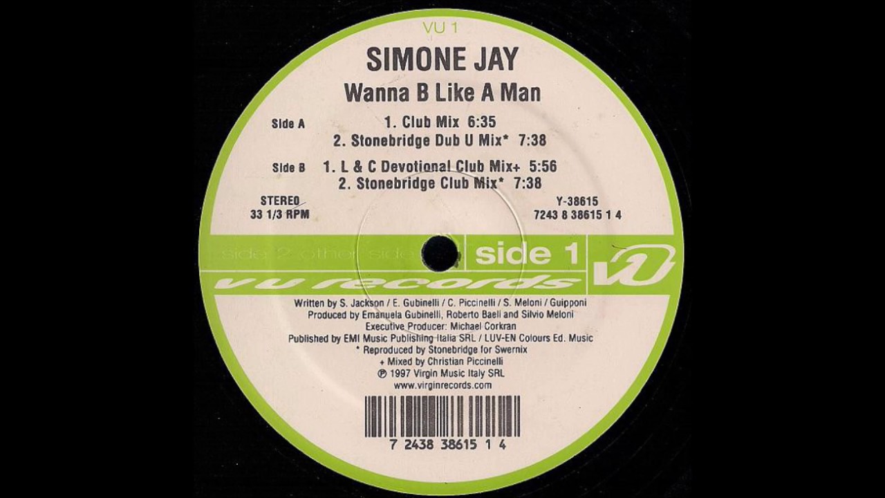 Simone Jay - Wanna B Like A Man (Club Mix) (1997)