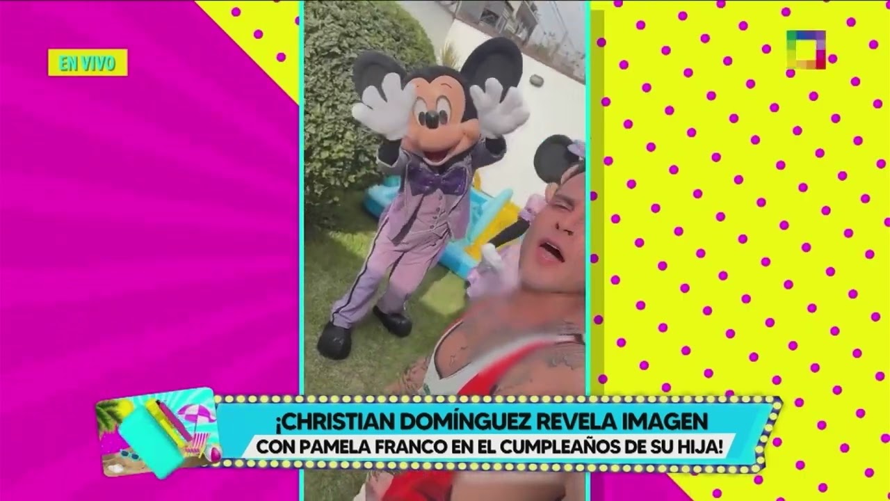 Amor y Fuego - MAR 05 - CHRISTIAN REVELA IMAGEN CON PAMELA FRANCO EN CUMPLEAÑOS DE SU HIJA | Willax