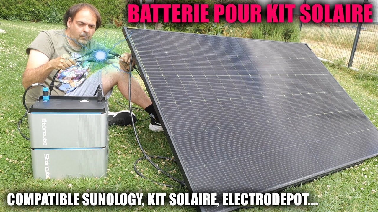 STORCUBE S1000 batterie à petit prix compatible KIT SOLAIRE SUNOLOGY BRICODEPOT PARKSIDE LIDL....