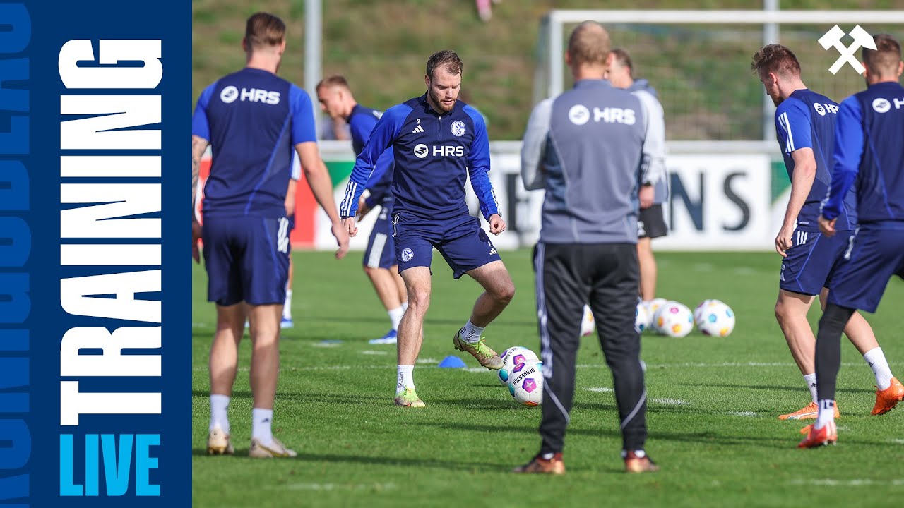 Training RE-LIVE vor Karlsruhe | FC Schalke 04