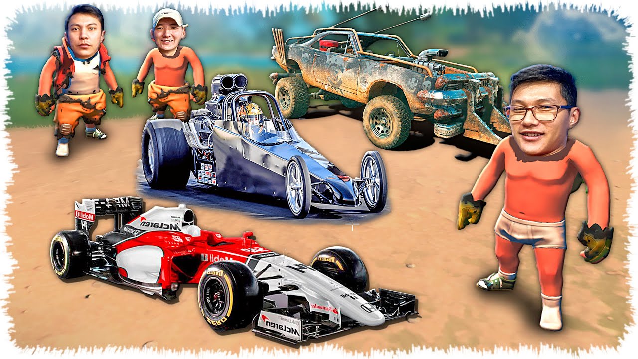 Қолдан көлік соғып оларды жарыстырамыз 🏎