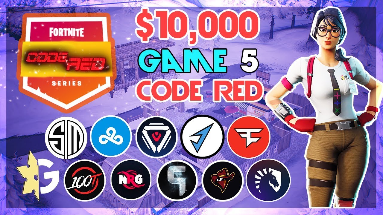$10,000 🥊Турнир CodeRed Duo🥊 Игра 5 (Fortnite)