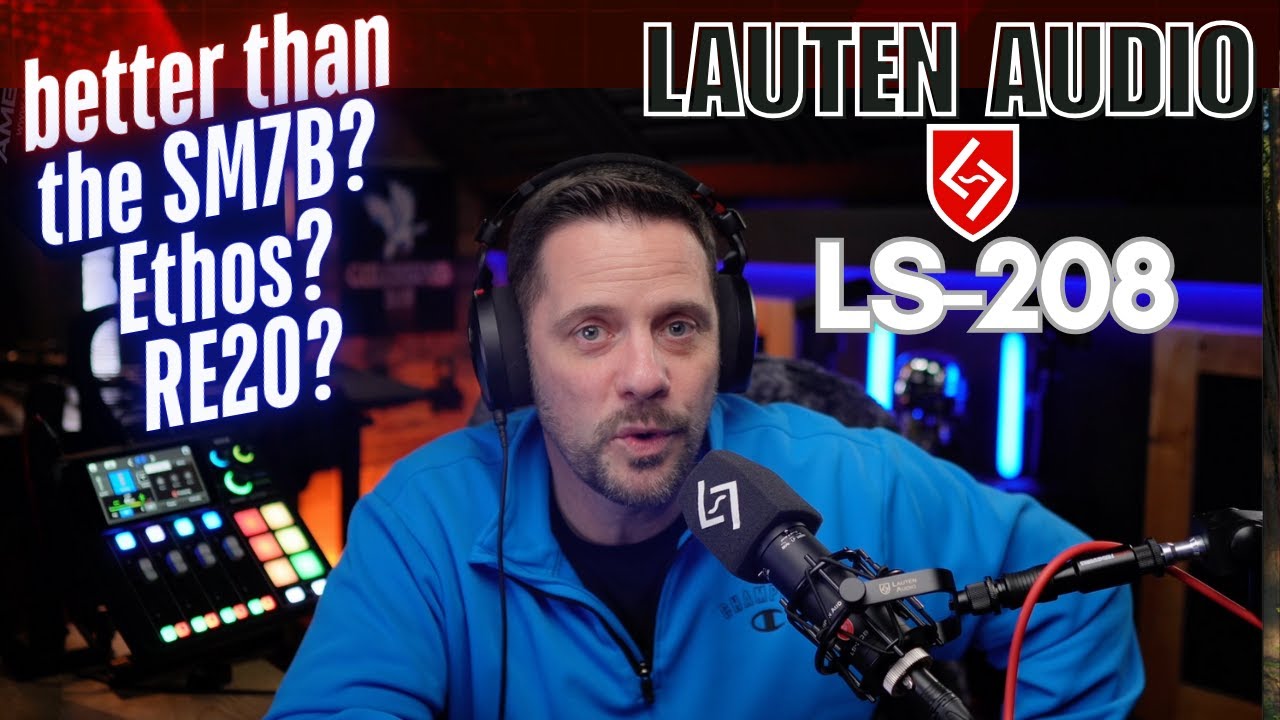 THE BEST Microphone for Youtube - The Lauten Audio LS 208