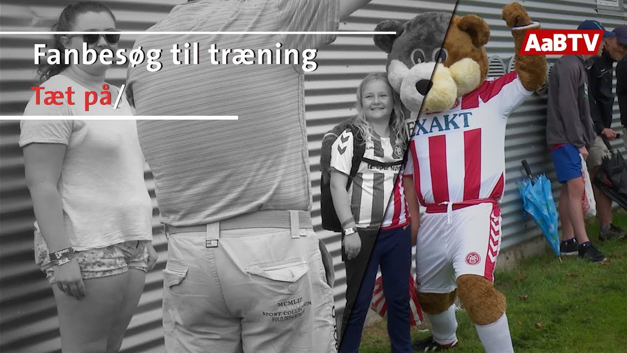 Fanbesøg til træning