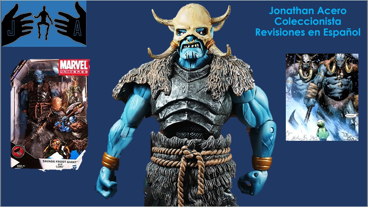 Savage Frost Giant Marvel Universe Toy Review Jonathan Acero Revisiones en Español
