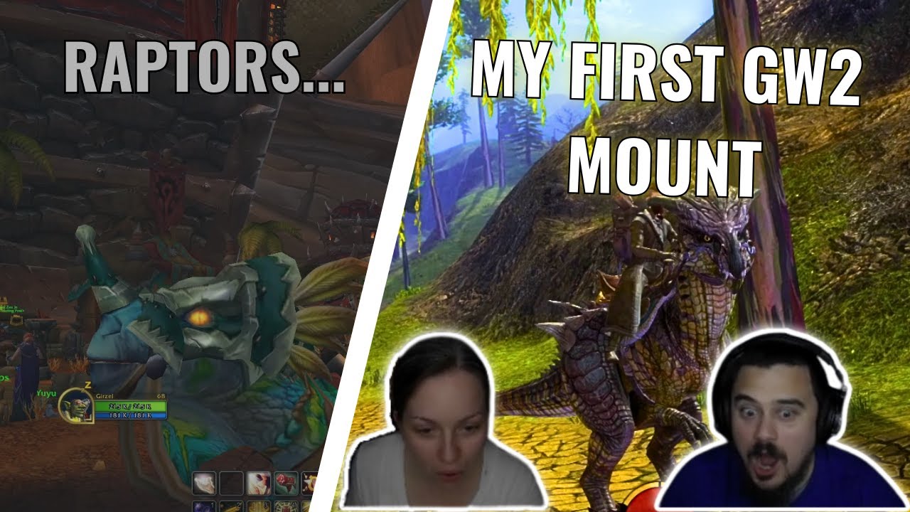 WoW Player Reacts to His FIRST Guild Wars 2 Mount (My Wife LOST IT)