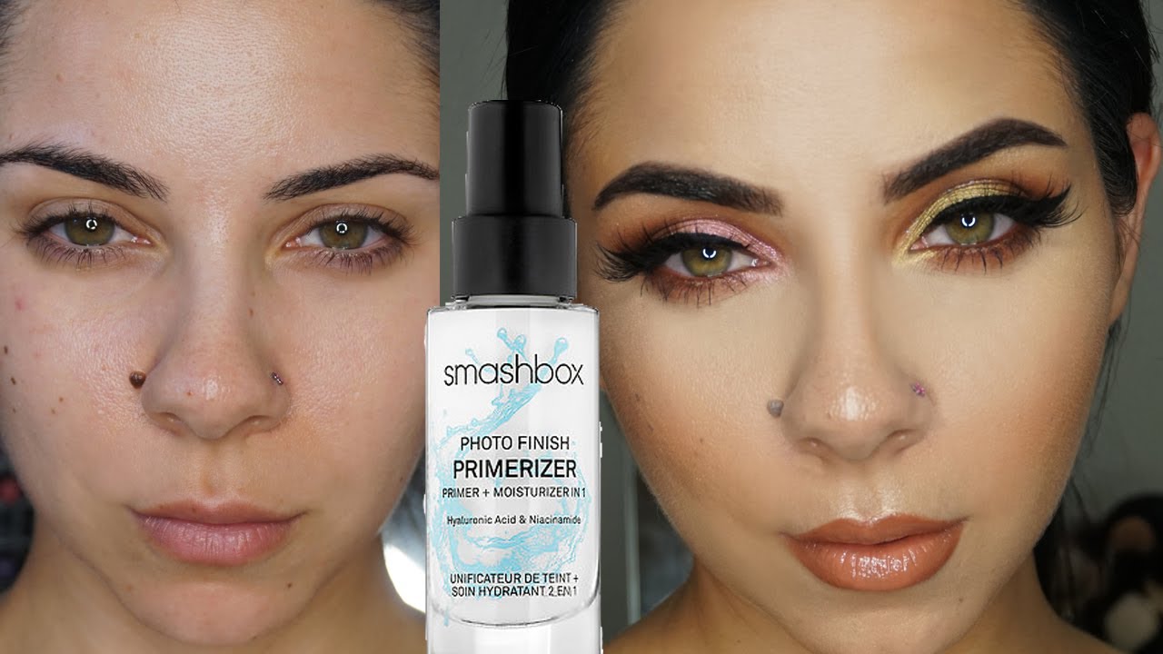 WORLDS BEST MAKEUP PRIMER?? Smashbox Photo Finish Primerizer first impression review + Demo