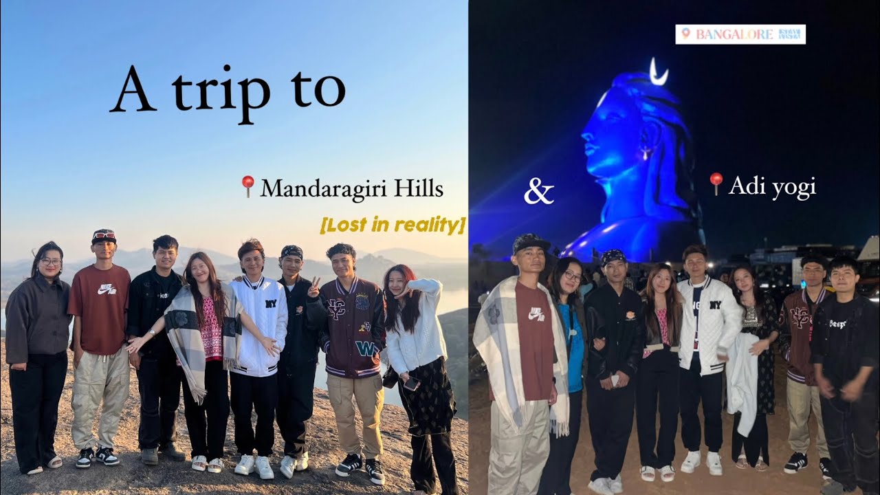 A trip to 📍MANDARAGIRI hill & 📍ADI YOGI 🧘 BANGALORE ❤️