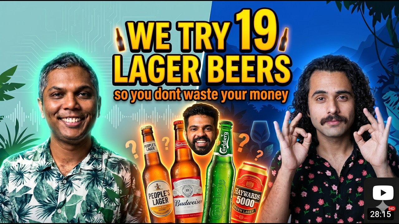 Lager Tier List India: 19 Beers Rated from 1 to 5 with Sid and Akshay