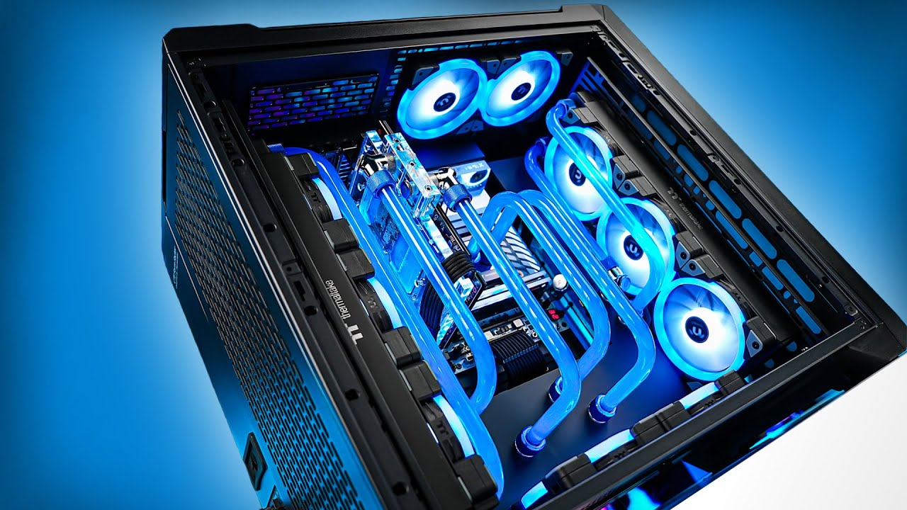 Сборка чистого ПК с водяным охлаждением | RTX 4080 i7 13700
