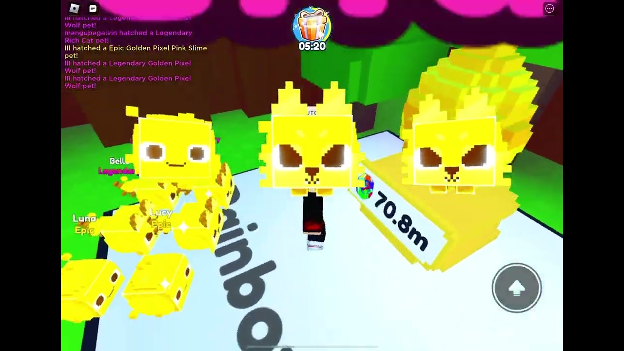 How to hatch a rainbow huge pixel cat