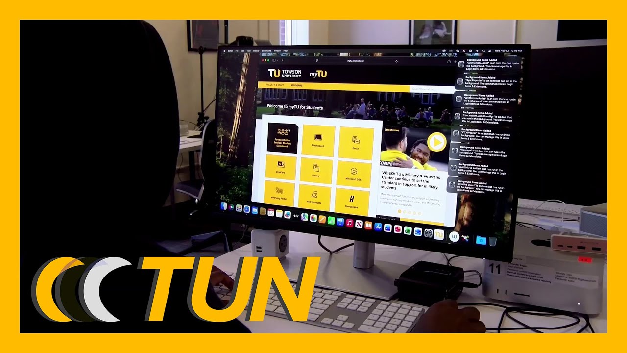 Towson University Students Register for Spring 2026 Classes | The Towson University Newscast