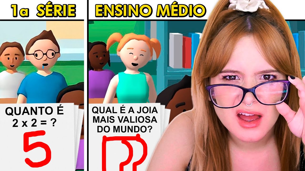 VIREI PROFESSORA DOS ALUNOS MAIS BURROS... mas eu tamb&eacute;m sou