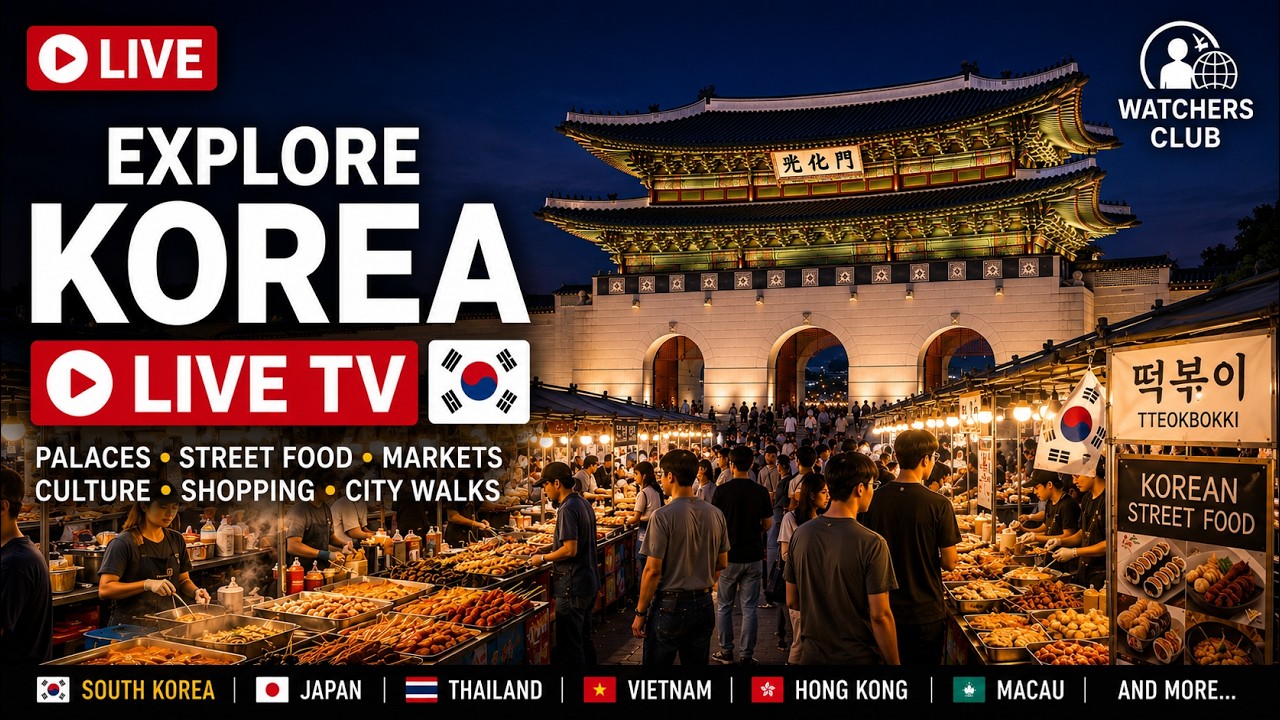 Seoul Winter Snowstorm Walk | Myeongdong Night Street in South Korea | Seoul Travel Live