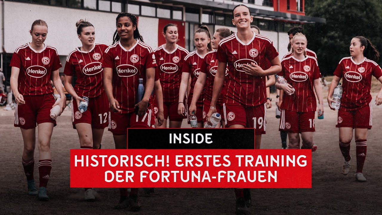 INSIDE | Historisch! Die erste Trainingseinheit der Frauenmannschaft | Fortuna Düsseldorf