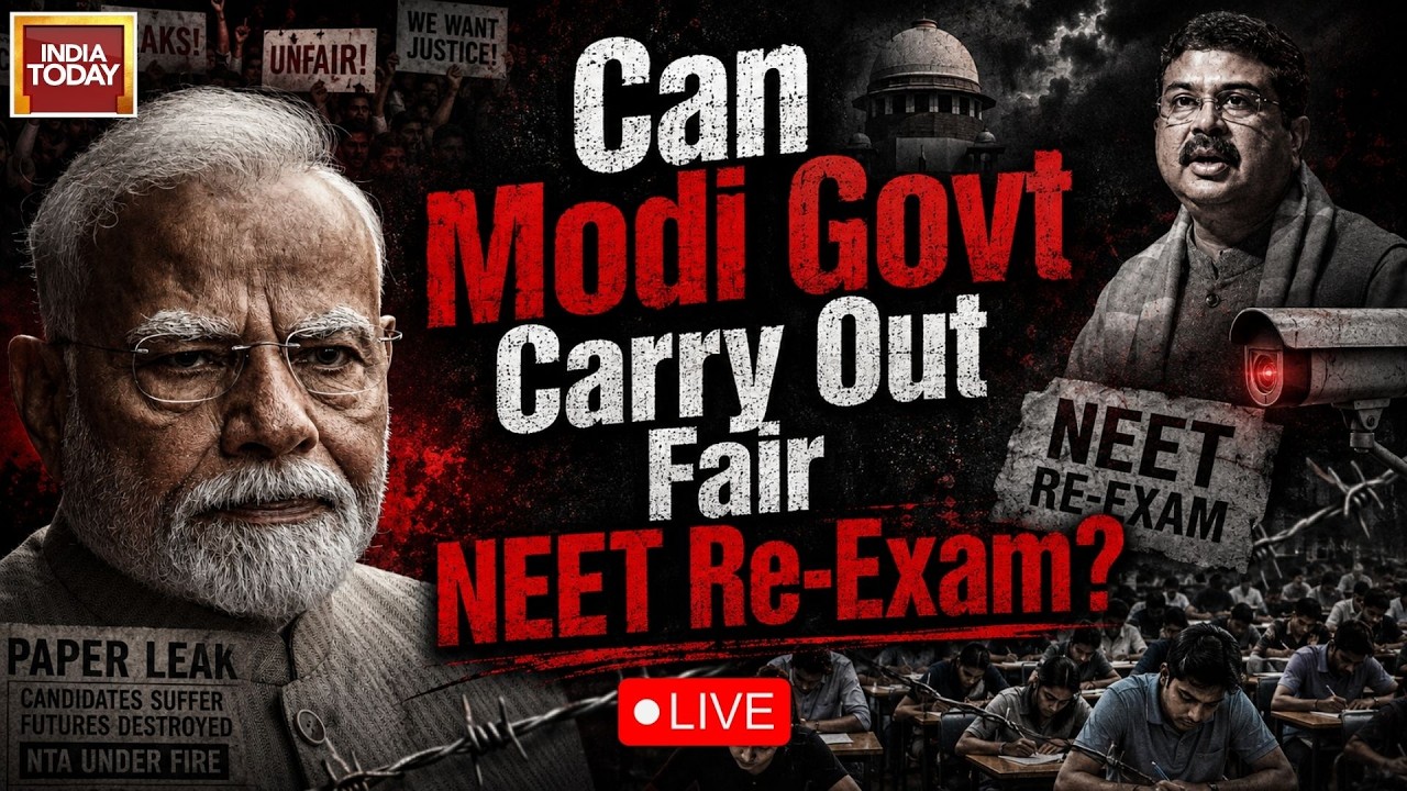NEET Re=Exam News LIVE: 22 Lakh Students Appear for NEET Re-Test Under Tightest Security