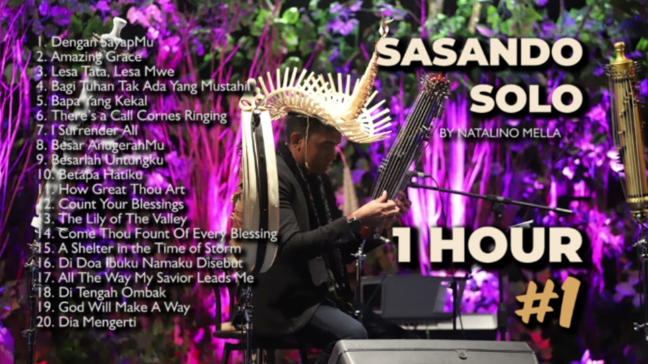 1 Hour Sasando Instrumental, Music for Relaxation, Relief Stress, Insomnia, Relaxing, Calm Sleep