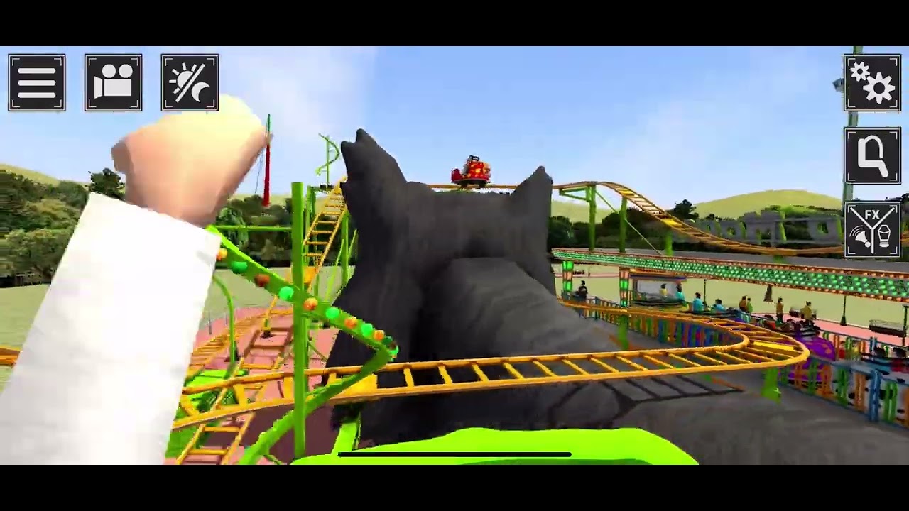 Theme Park Simulator Wild Mouse Ride