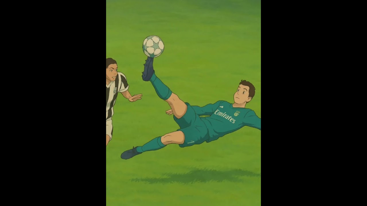 Ronaldo X Ghibli #shorts #urcristiano