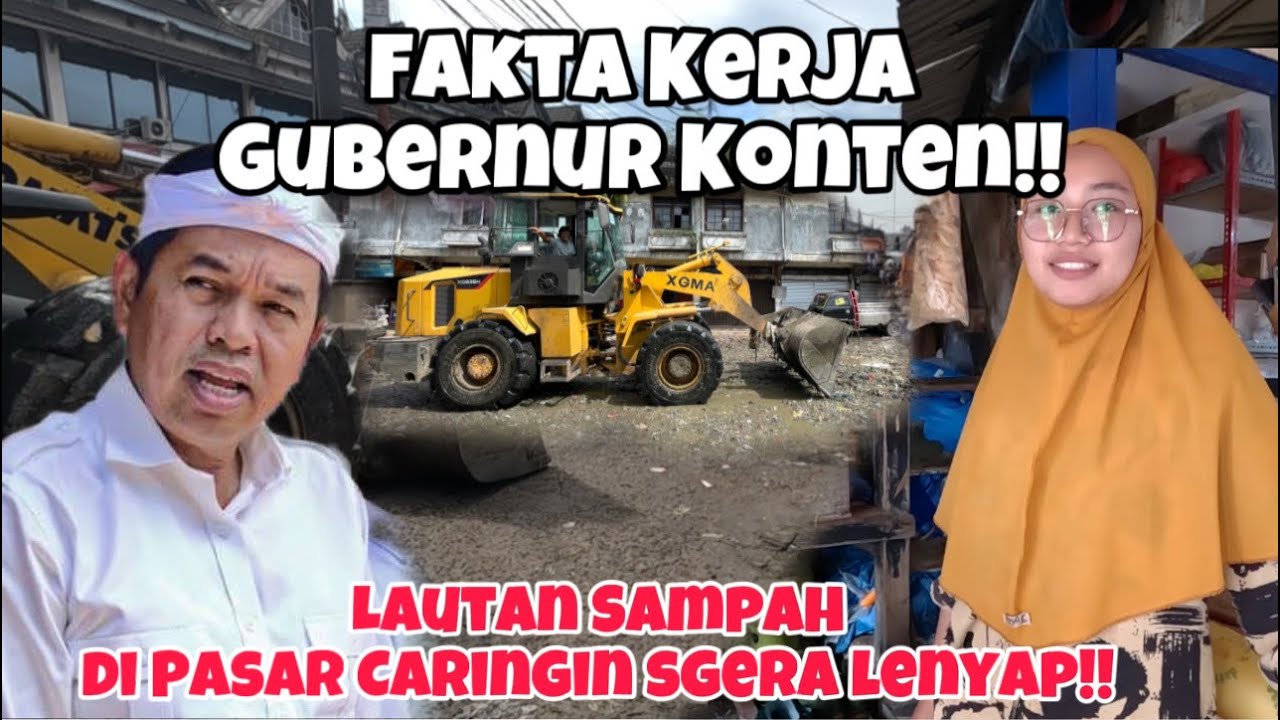 KONDISI PASAR INDUK CARINGIN PASCA INSPEKSI DADAKAN KANG DEDI MULYADI