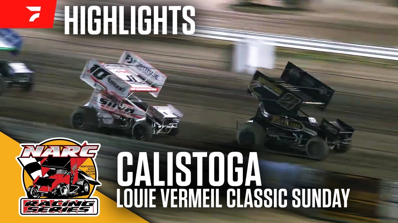 Louie Vermeil Sunday | NARC 410 Sprints at Calistoga Speedway 8/31/25 | Highlights