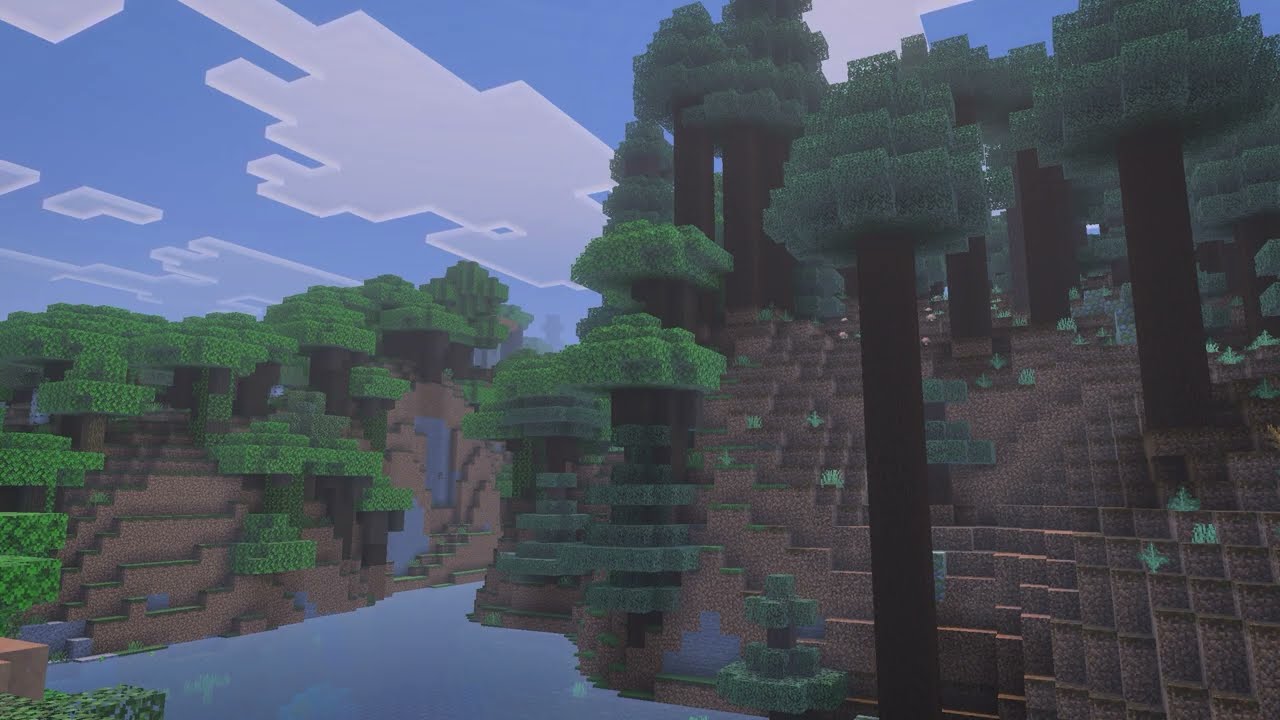 Peaceful Forest River 🌲 | Calm Minecraft Ambience