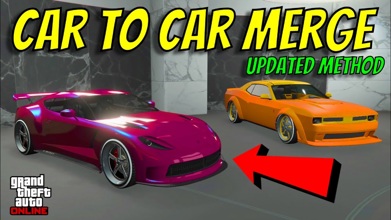 GTA 5 CAR TO CAR MERGE GLITCH! NEW METHOD!