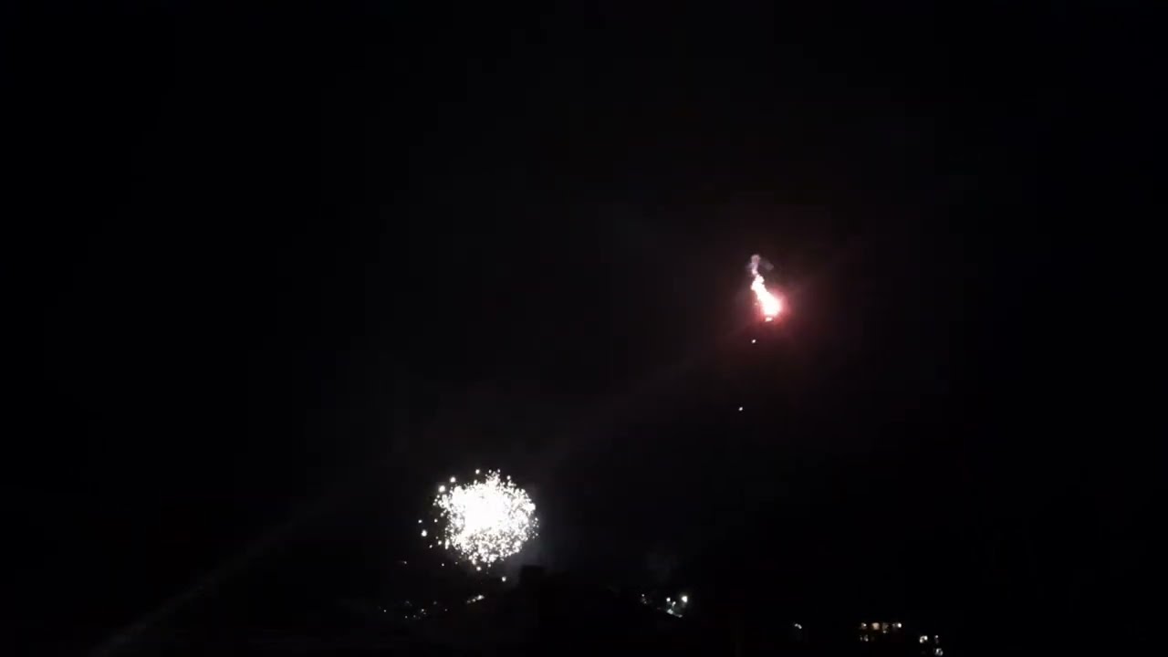 New Year’s Eve 2026 Fireworks in a Small Bulgarian Town