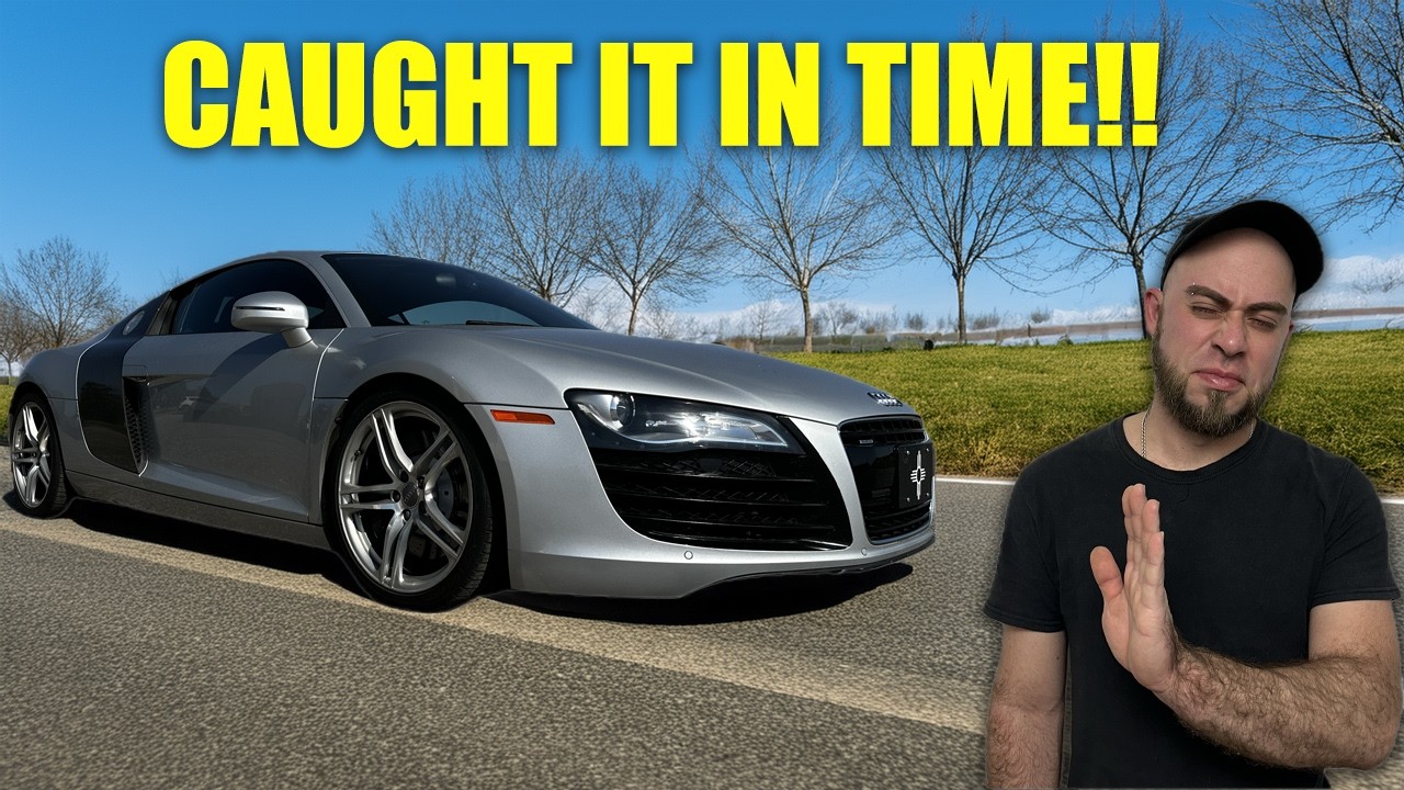 Скрытая утечка охлаждающей жидкости чуть не уничтожила этот Audi R8!!