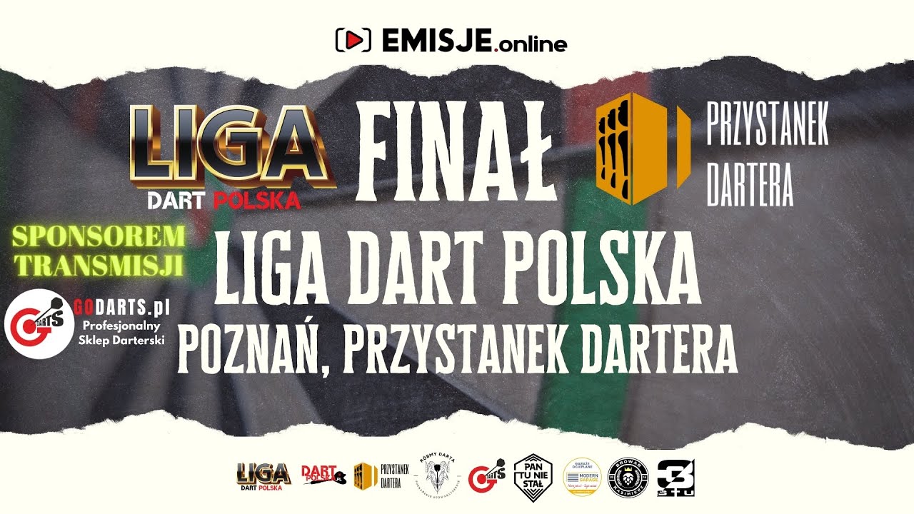 🔴Live► Liga Dart Polska -FINAŁ ćwierćfinały, półfinały i finał