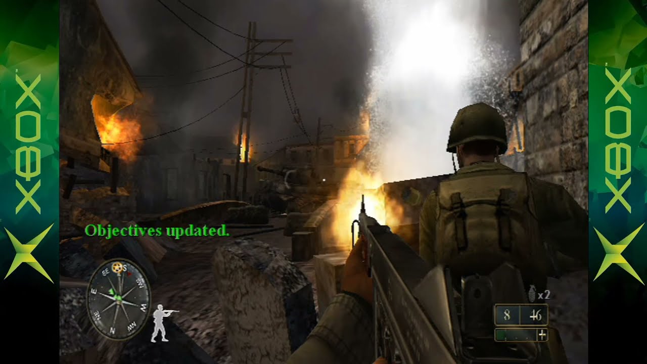 Call of Duty 2: Big Red One - Xbox Classic Gameplay