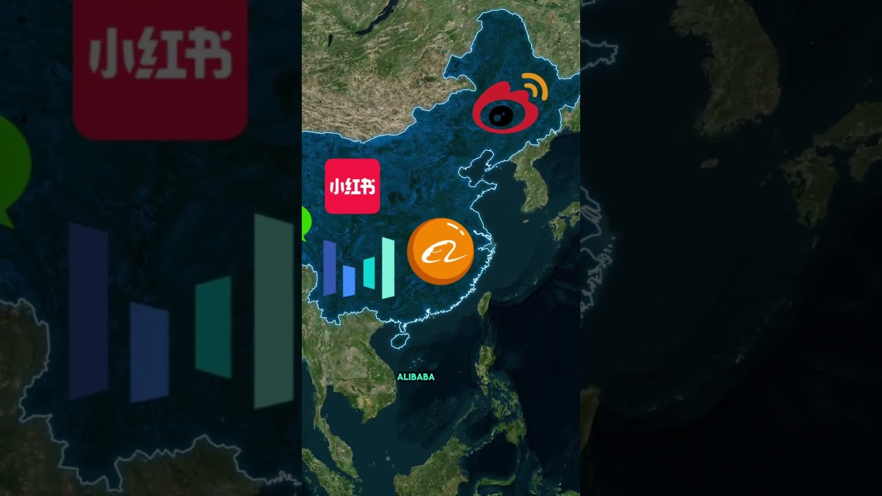 Which Country Created Your Favorite Apps? #usa #shortvideo #shorts #tech #mapanimation #geopolitics