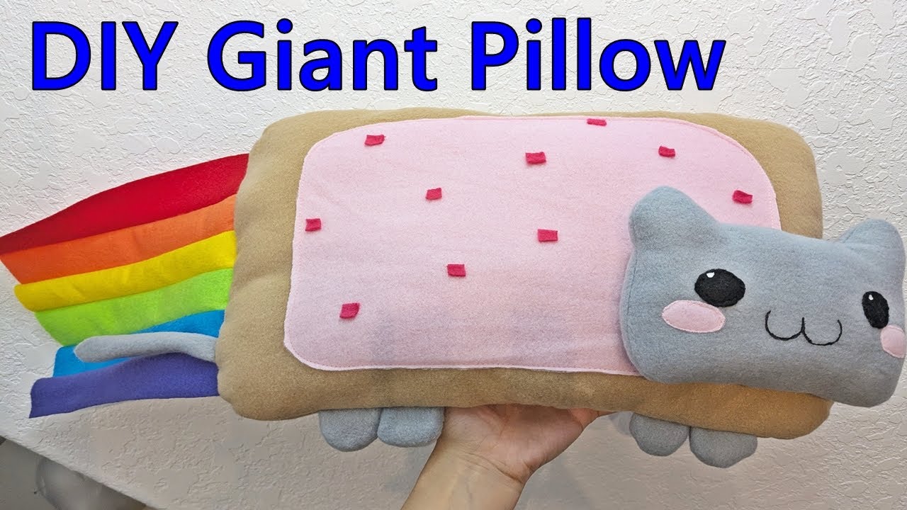 DIY Giant Nyan Cat Plush Tutorial