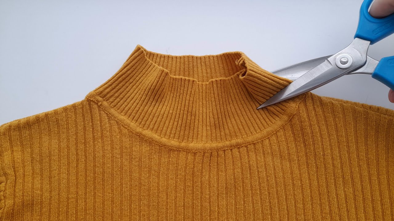 🌸 You Won’t Believe This Turtleneck Makeover — Stunning DIY!