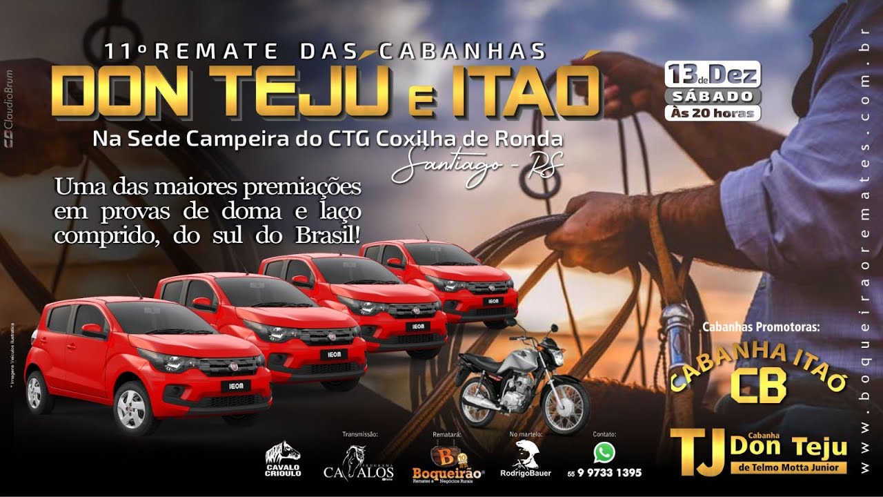 11º Remate CABANHAS DON TEJÚ & ITAÓ
