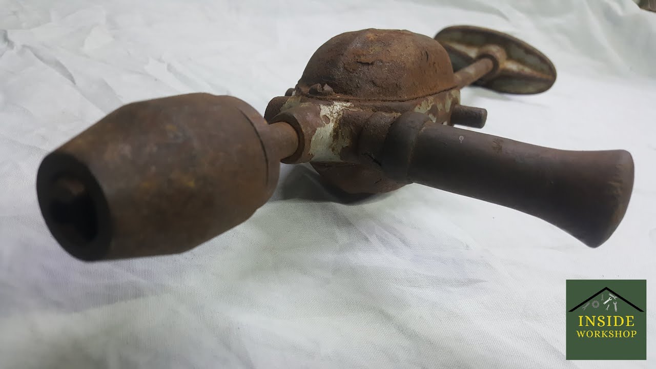 Old Two Speed Enclosed Breast Drill Restoration