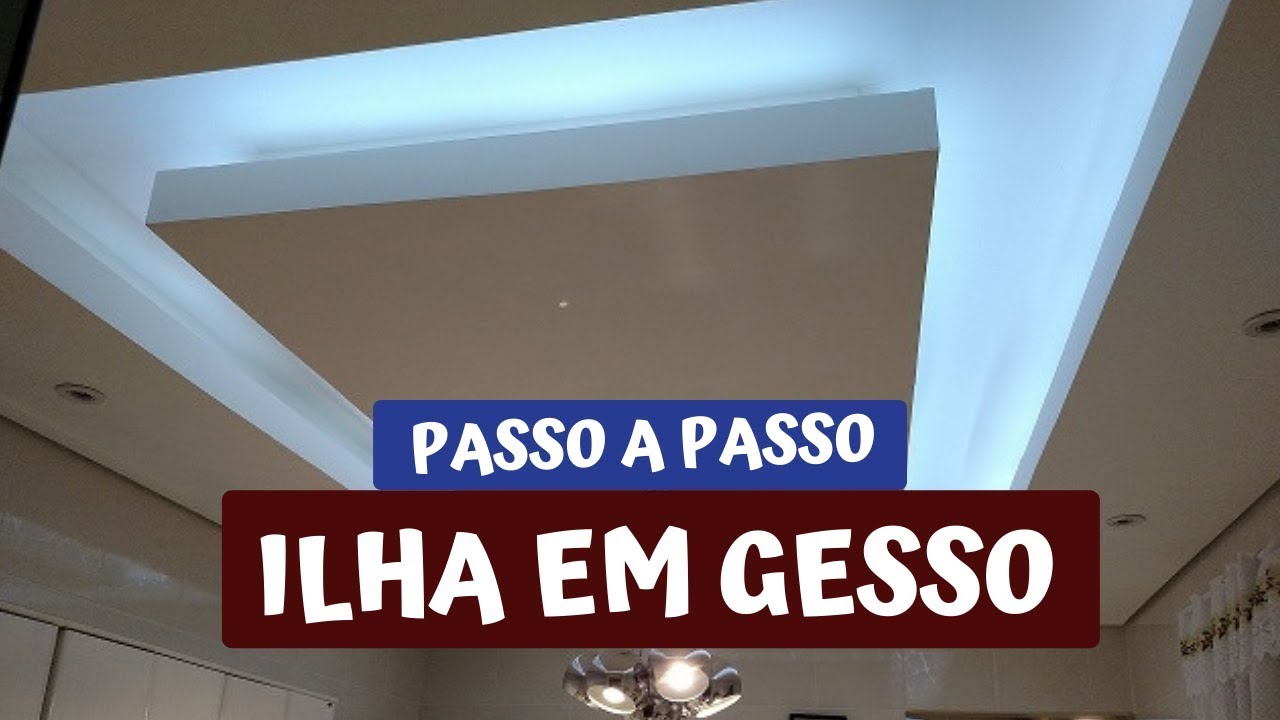 ILHA EM GESSO APRENDA A FAZER DO INICIO PASSO A PASSO AULA 01