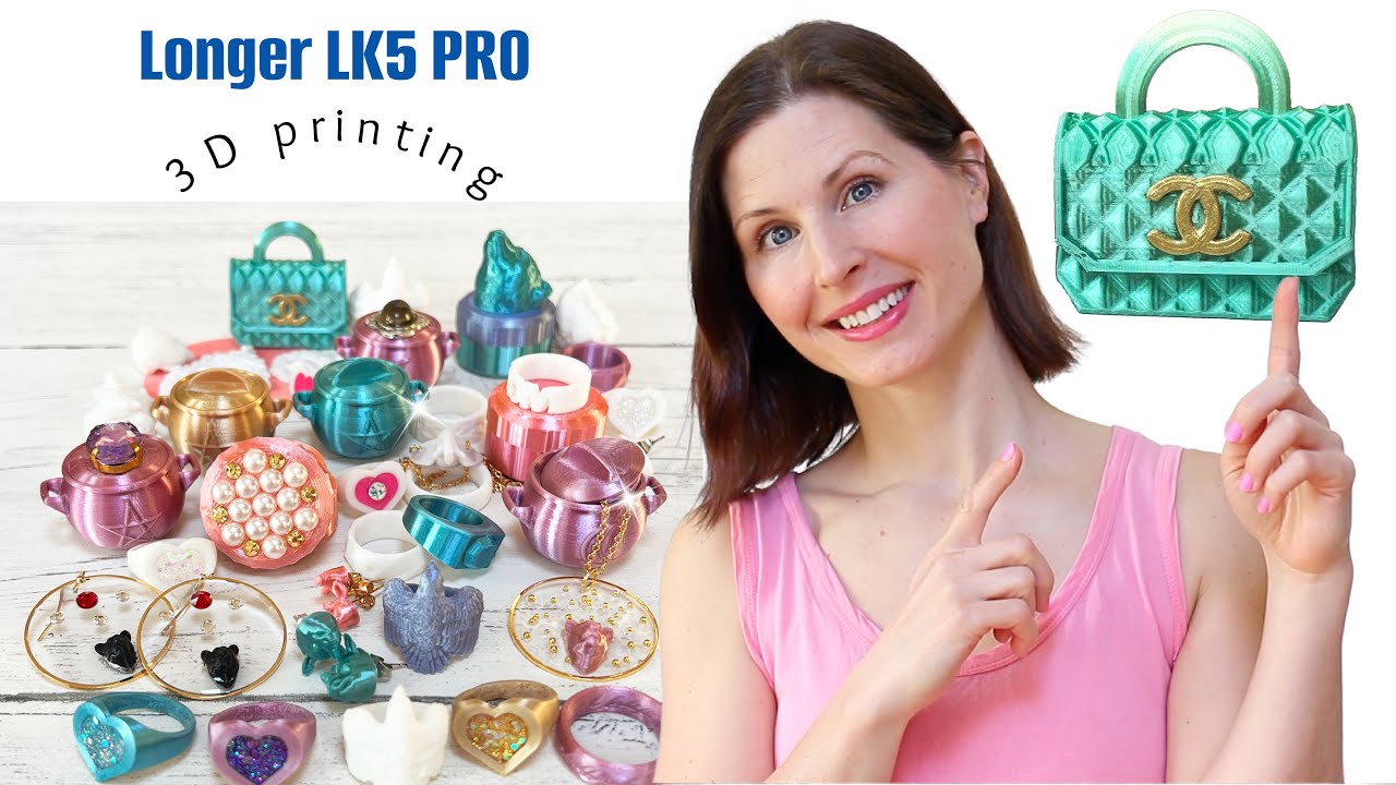 3D-печать ювелирных изделий с помощью Longer LK5 Pro