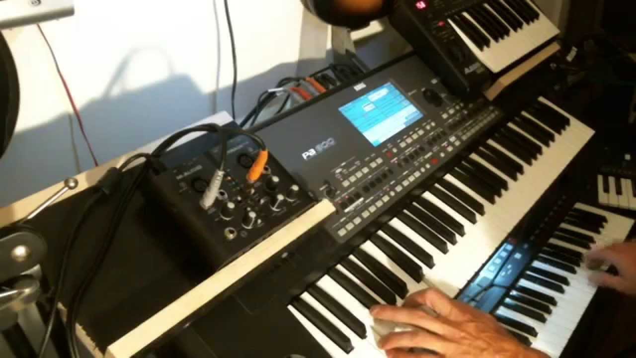 Trying new style on Korg Pa600 with support midi controllers.
