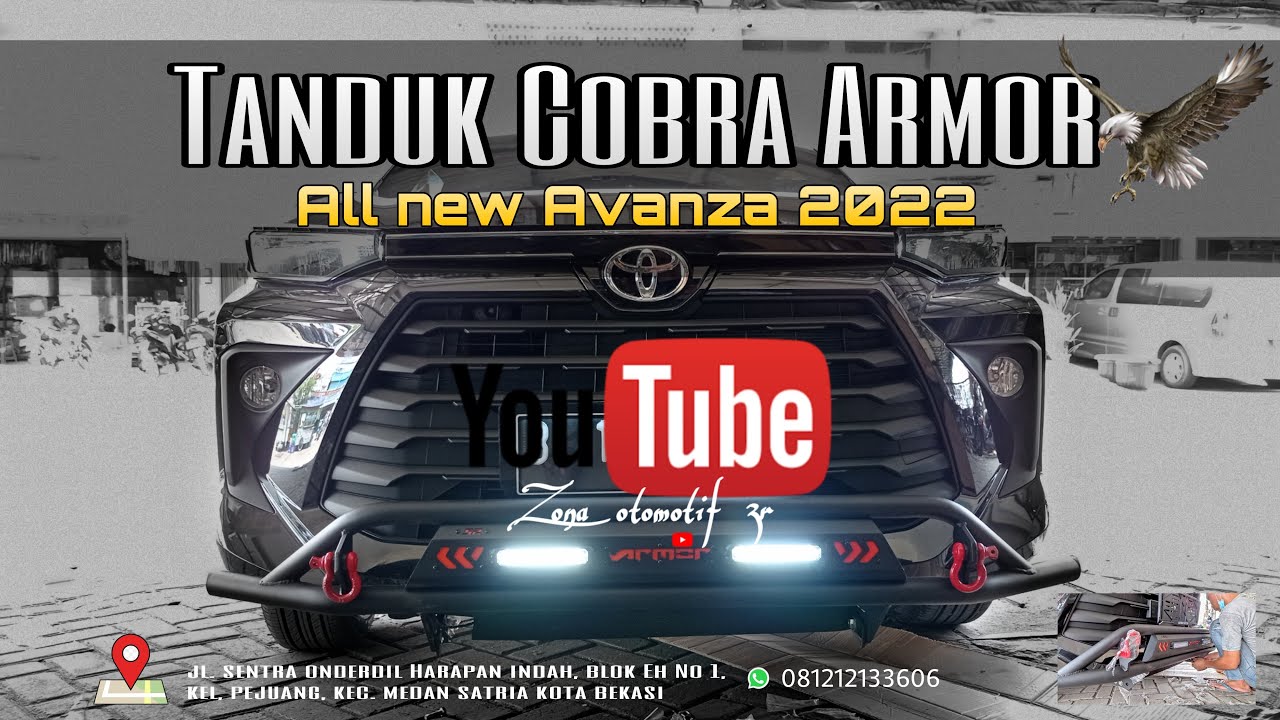 Tanduk Cobra Armor avanza 2021 - 2022 #car #upgrade #aksesoris #tutorial
