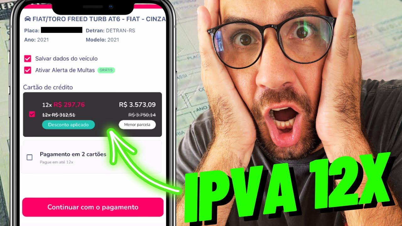 Como PARCELAR o IPVA 2024 pelo CELULAR