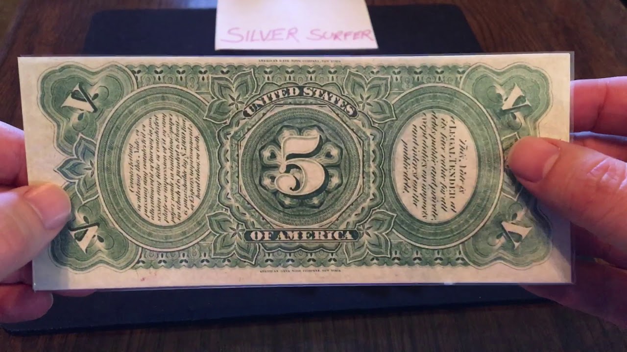 Top 10 large size $5 notes